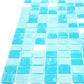 20-pack Mingles 12 in. x 12 in. Glossy Sea Blue Glass Mosaic Wall and Floor Tile (20 sq ft/case)