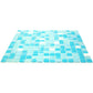 20-pack Mingles 12 in. x 12 in. Glossy Sea Blue Glass Mosaic Wall and Floor Tile (20 sq ft/case)