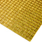20-pack Skosh 11.6 in. x 11.6 in. Glossy Satin Sheen Gold Glass Mosaic Wall and Floor Tile (18.69 sq. ft./case)
