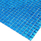 20-pack Skosh 11.6 in. x 11.6 in. Glossy Shimmer Azure Blue Glass Mosaic Wall and Floor Tile (18.69 sq ft/case)