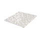 White 12x12 Glossy Foiled Square Glass Resin Stone Mosaic Tile (5 pack, 4.75 sq ft/case) - Sample
