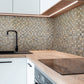 Beige and Gray Square Tile