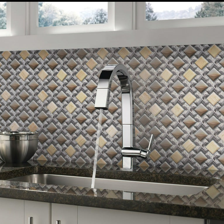 Gray and Beige Tile