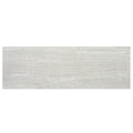 light gray 12x36 matte ceramic tiles with stone texture and subtle veining