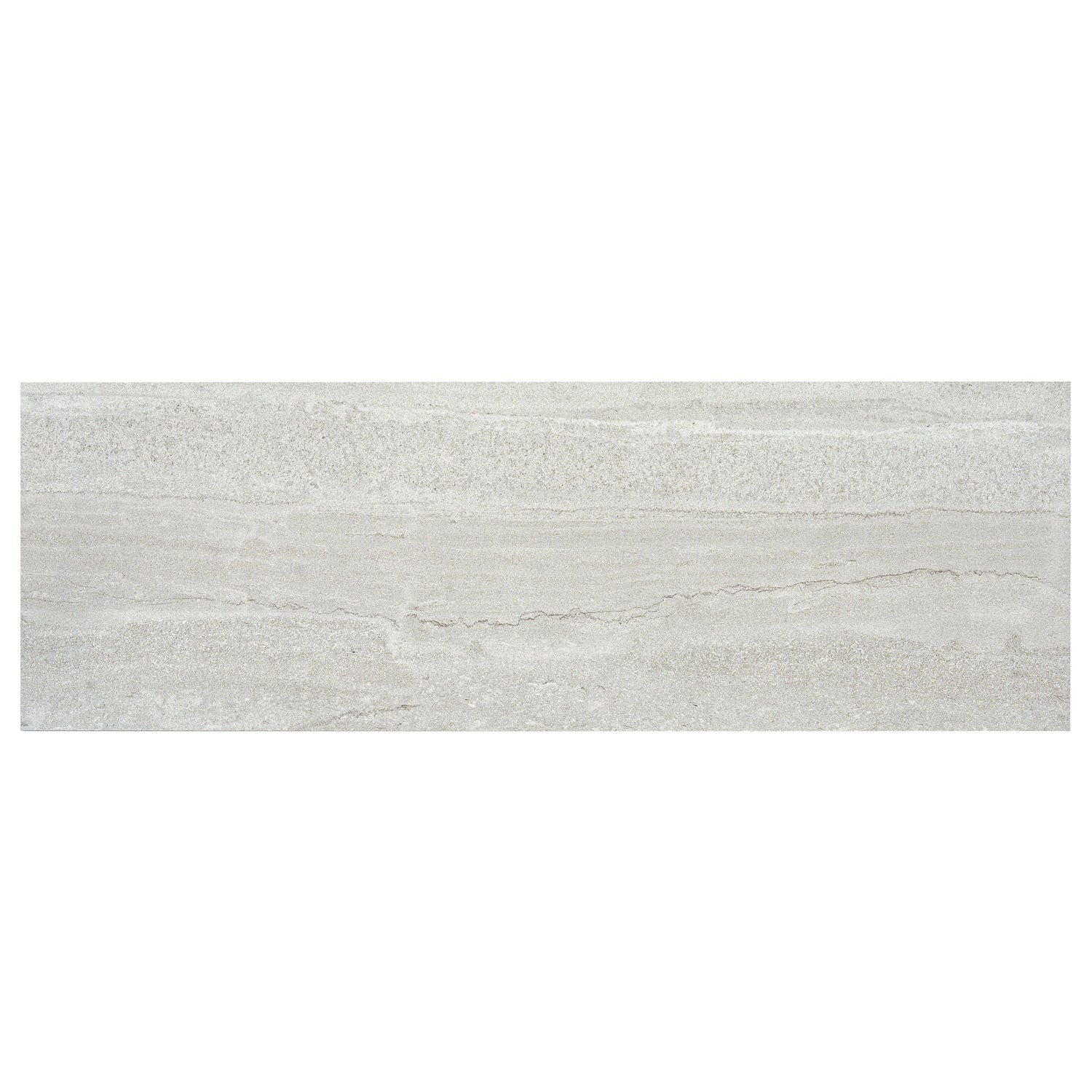 Arenza 12x36 Light Gray Ceramic Large Format Stone Look Wall Tile (4 Pack, 11.63 sq ft/case) - Sample