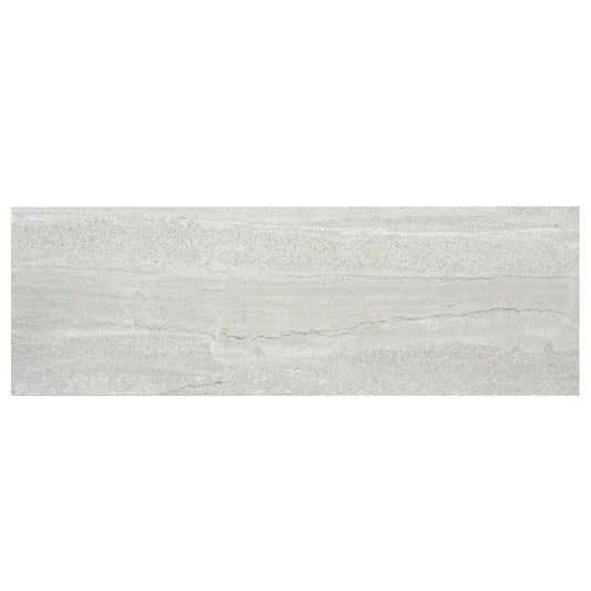Arenza 12x36 Light Gray Ceramic Large Format Stone Look Wall Tile (4 Pack, 11.63 sq ft/case) - Sample