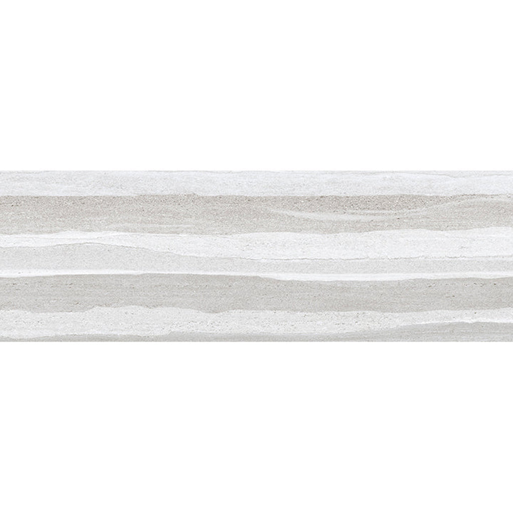 Arenza 12x36 Light Gray Ceramic Large Format Stone Look Wall Tile (4 Pack, 11.63 sq ft/case) - Sample