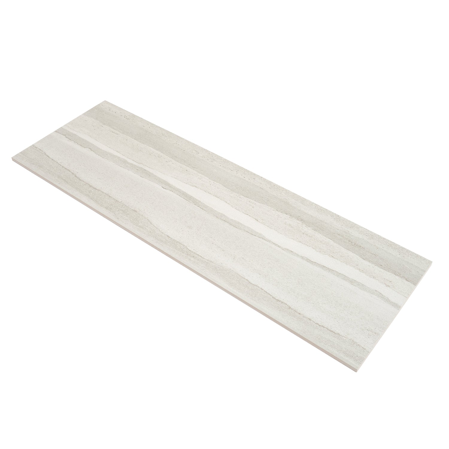 Arenza 12x36 Warm Beige Ceramic Large Format Stone-look Wall Tile (4 Pack, 11.63 sq ft/case) - Sample