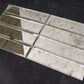 Apollo Tile Antique Mirror Glossy Beveled Glass Subway Tile – 3 x 12 in. (20 Sheets, Kitchen & Bath Use) - Sample