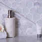 Eye-Catching White Mosaic Tile