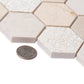 Beige Hexagon Marble Tile
