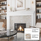 Beige 0.5x12 Polished Marble Pencil Tile Trim (10 pack, 0.5 sq ft/case) - Sample