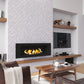 White 11x11 Polished Etched Brick Marble Mosaic Tile (5 pack, 4.13 sq ft/case) - Sample