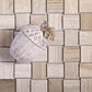 Gray 11x11 Polished Etched Brick Marble Mosaic Tile (5 pack, 4.13 sq ft/case) - Sample