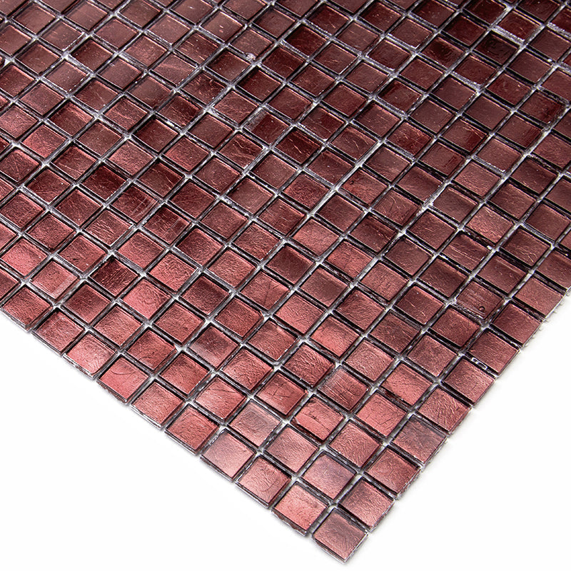 Rouge Pink 12x12 Glossy Uniform Square Glass Mosaic Tile (20 pack, 18.69 sq ft/case) - Sample