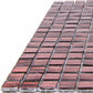 20-pack Skosh 11.6 in. x 11.6 in. Glossy Rouge Pink Glass Mosaic Wall and Floor Tile (18.69 sq. ft./case)