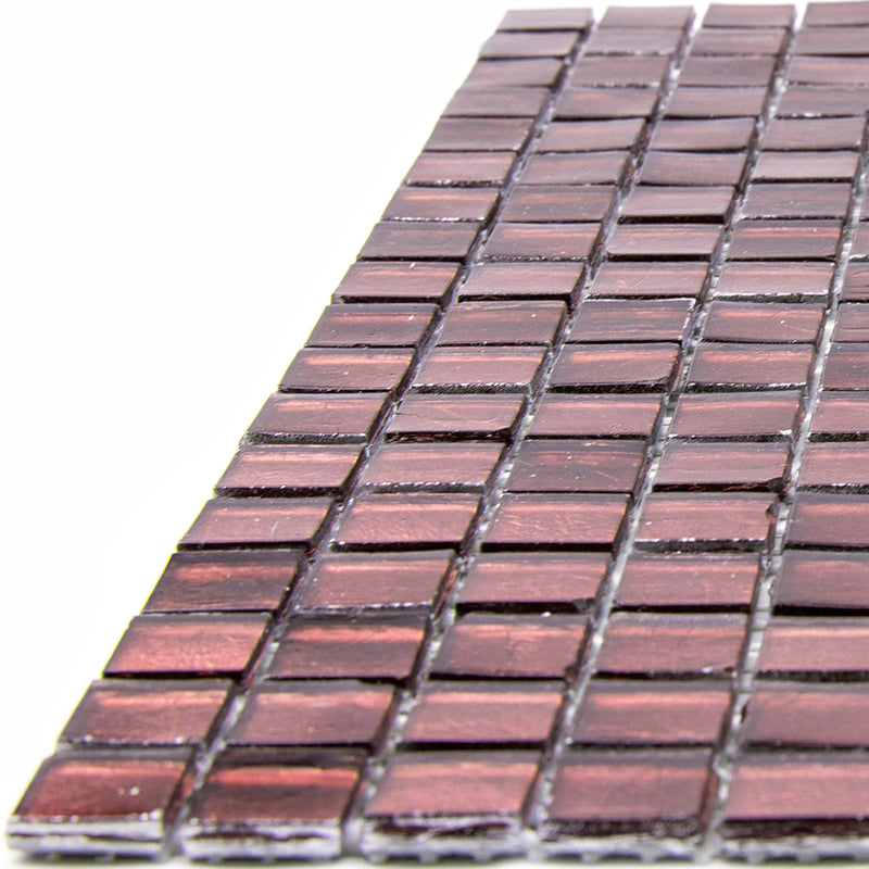 Rouge Pink 12x12 Glossy Uniform Square Glass Mosaic Tile (20 pack, 18.69 sq ft/case) - Sample