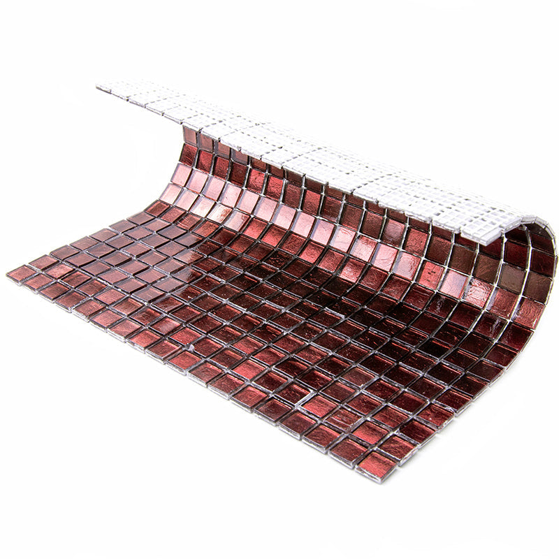 Rouge Pink 12x12 Glossy Uniform Square Glass Mosaic Tile (20 pack, 18.69 sq ft/case) - Sample