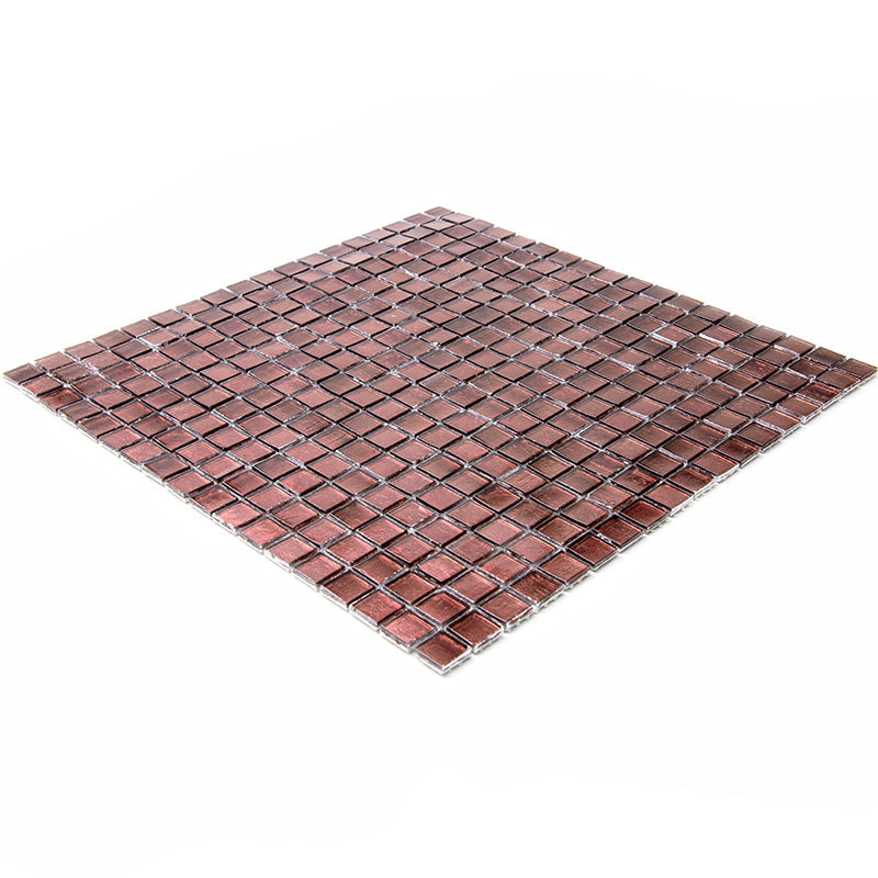 Rouge Pink 12x12 Glossy Uniform Square Glass Mosaic Tile (20 pack, 18.69 sq ft/case) - Sample