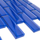 Cobalt Blue Glass Brick Mosaic Tile