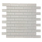 Light Taupe Beige 12x12 Glossy Brick Glass Mosaic Tile (5 pack, 4.92 sq ft/case) - Sample