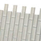 Light Taupe Beige 12x12 Glossy Brick Glass Mosaic Tile (5 pack, 4.92 sq ft/case) - Sample