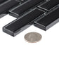 12x12 Black Glass Tile