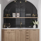 Black 12x12 Glossy Brick Glass Mosaic Tile (22 Cases, 108.24 sq ft/Pallet)