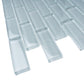 12x12 Gray Polished Glass Mosaic Tile