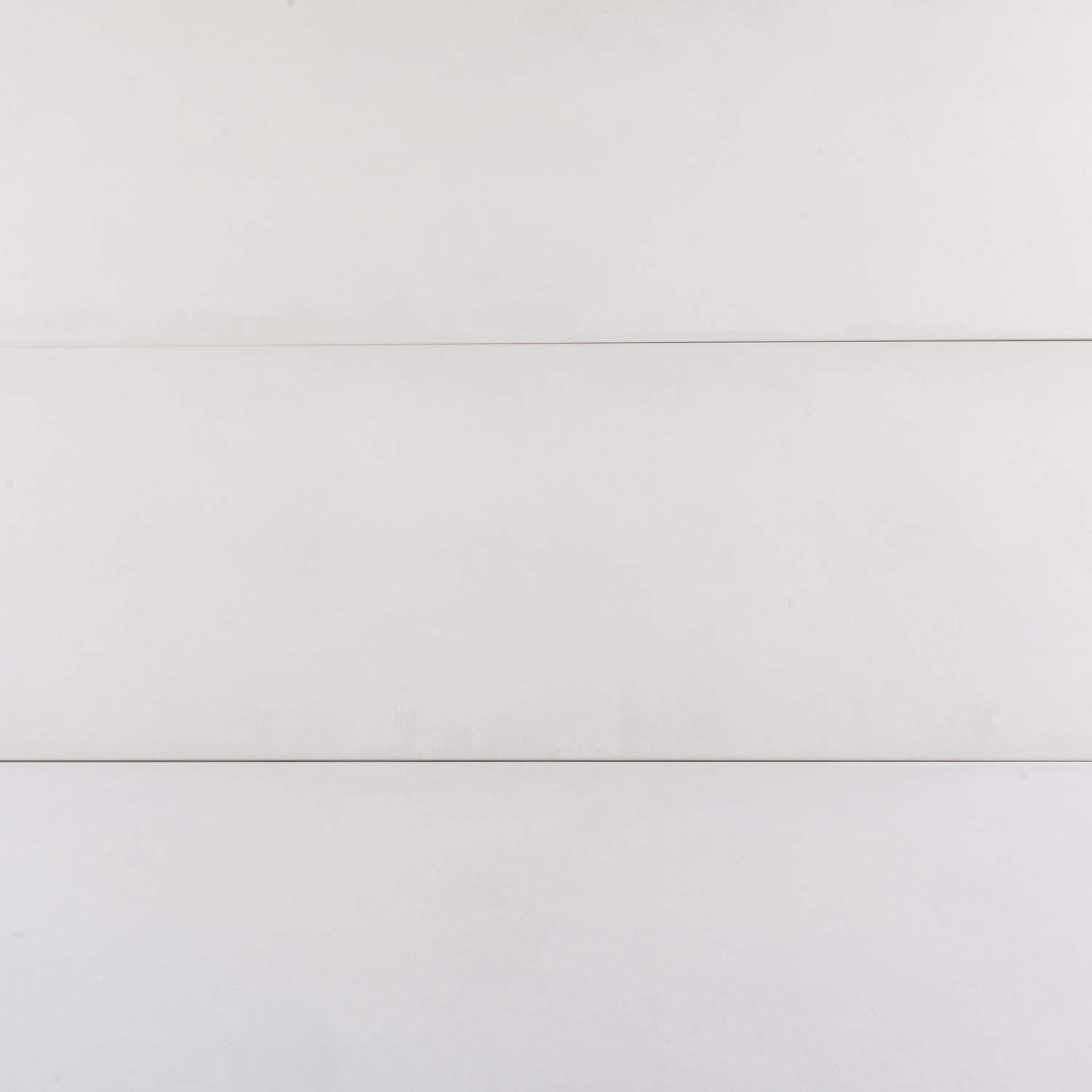 White 12x40 Matte Field Ceramic Tile (6 pack, 19.11 sq ft/case) - Sample