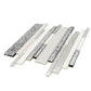 Sample - White Silver 12x12 Polished, Textured, Foiled Stone Linear Stick Mosaic Tile (4.83 sq ft/case, 5-Pack)