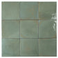 Soft Sage Green 8x8 Glossy Zellige Square Subway Porcelain Tile (29 pack, 12.49 sq ft/case)