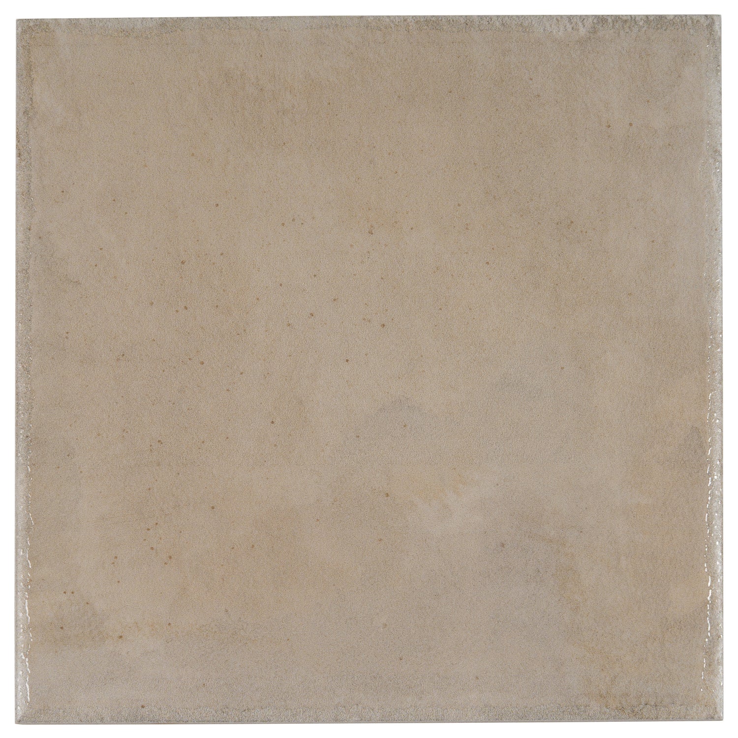Cadence 8x8 Creamy Beige Porcelain Zellige Square Wall and Floor Tile (29 Pack, 12.49 sq ft/case) - Sample