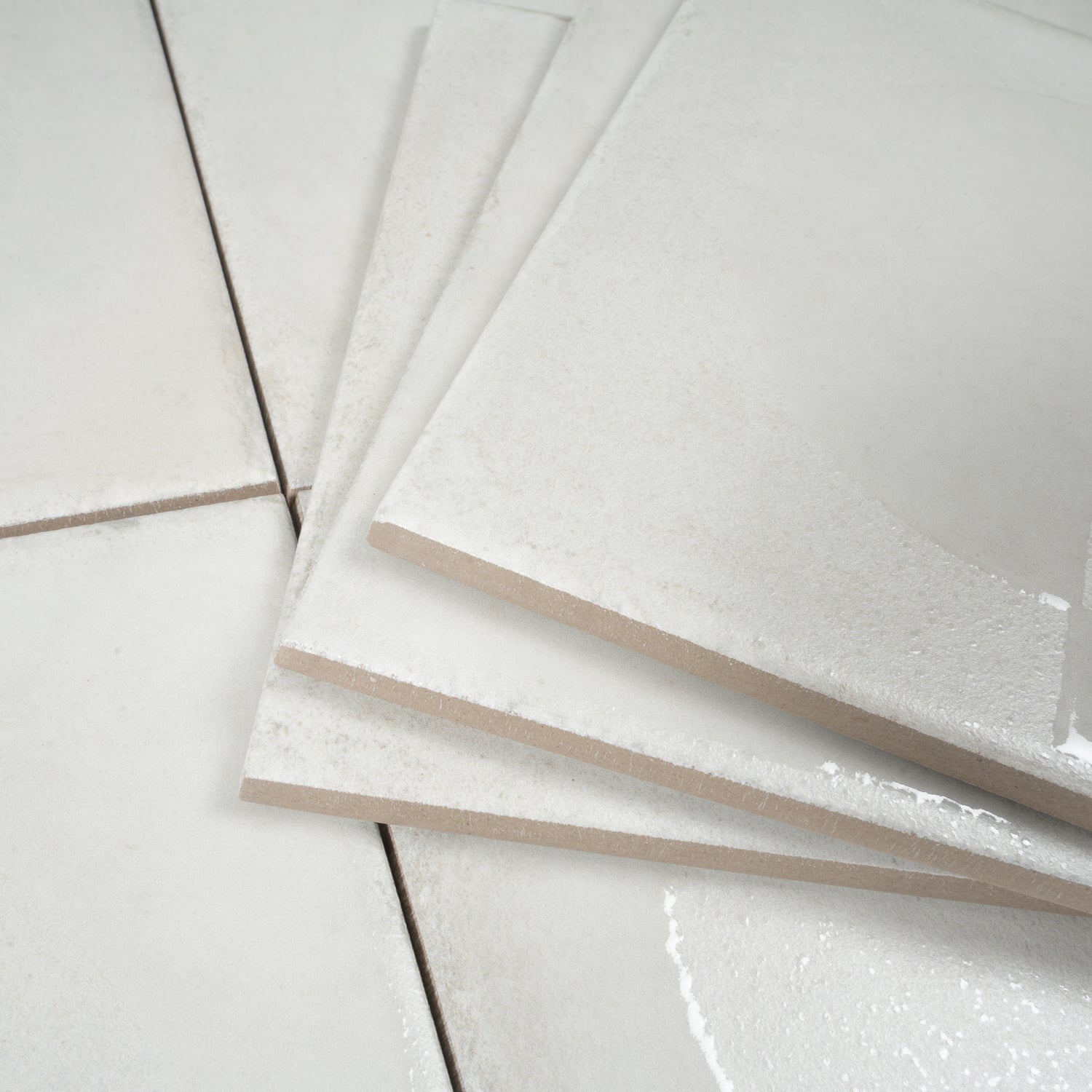 Crisp White 8x8 Matte, Glossy Square Motif Porcelain Tile (29 pack, 12.49 sq ft/case)