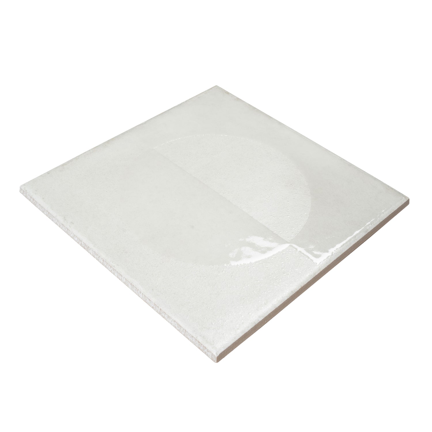 Crisp White 8x8 Matte, Glossy Square Motif Porcelain Tile (29 pack, 12.49 sq ft/case)