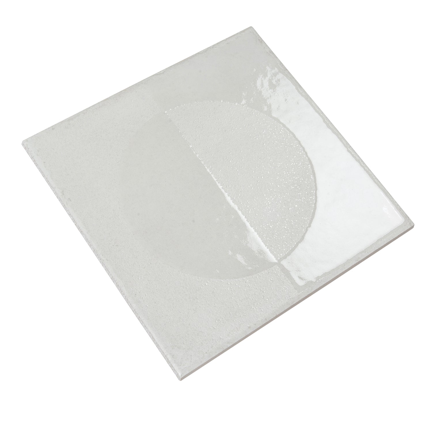Crisp White 8x8 Matte, Glossy Square Motif Porcelain Tile (29 pack, 12.49 sq ft/case)