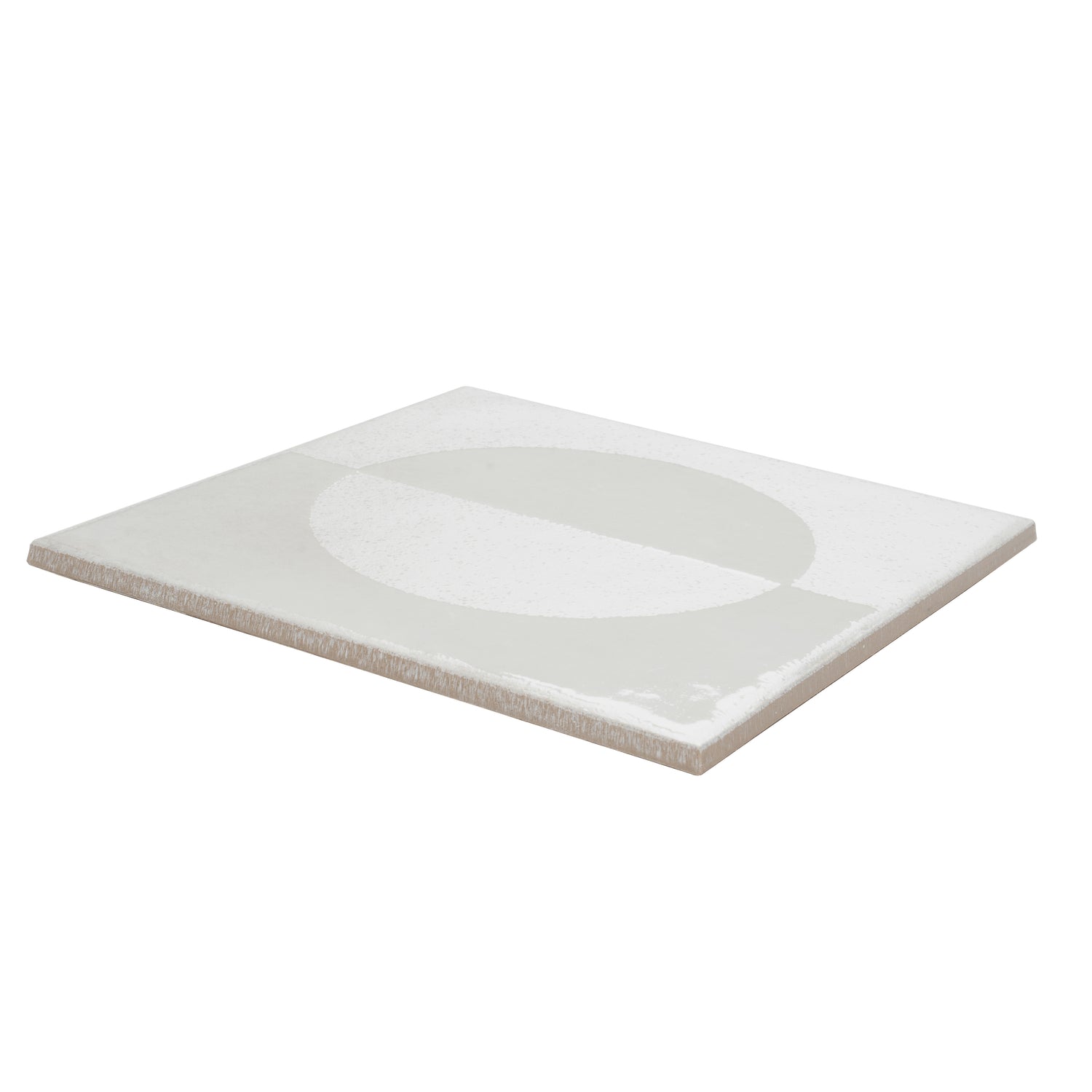 Crisp White 8x8 Matte, Glossy Square Motif Porcelain Tile (29 pack, 12.49 sq ft/case)