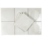 Crisp White 8x8 Matte, Glossy Square Motif Porcelain Tile (29 pack, 12.49 sq ft/case)