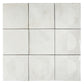 Crisp White 8x8 Matte, Glossy Square Motif Porcelain Tile (29 pack, 12.49 sq ft/case)