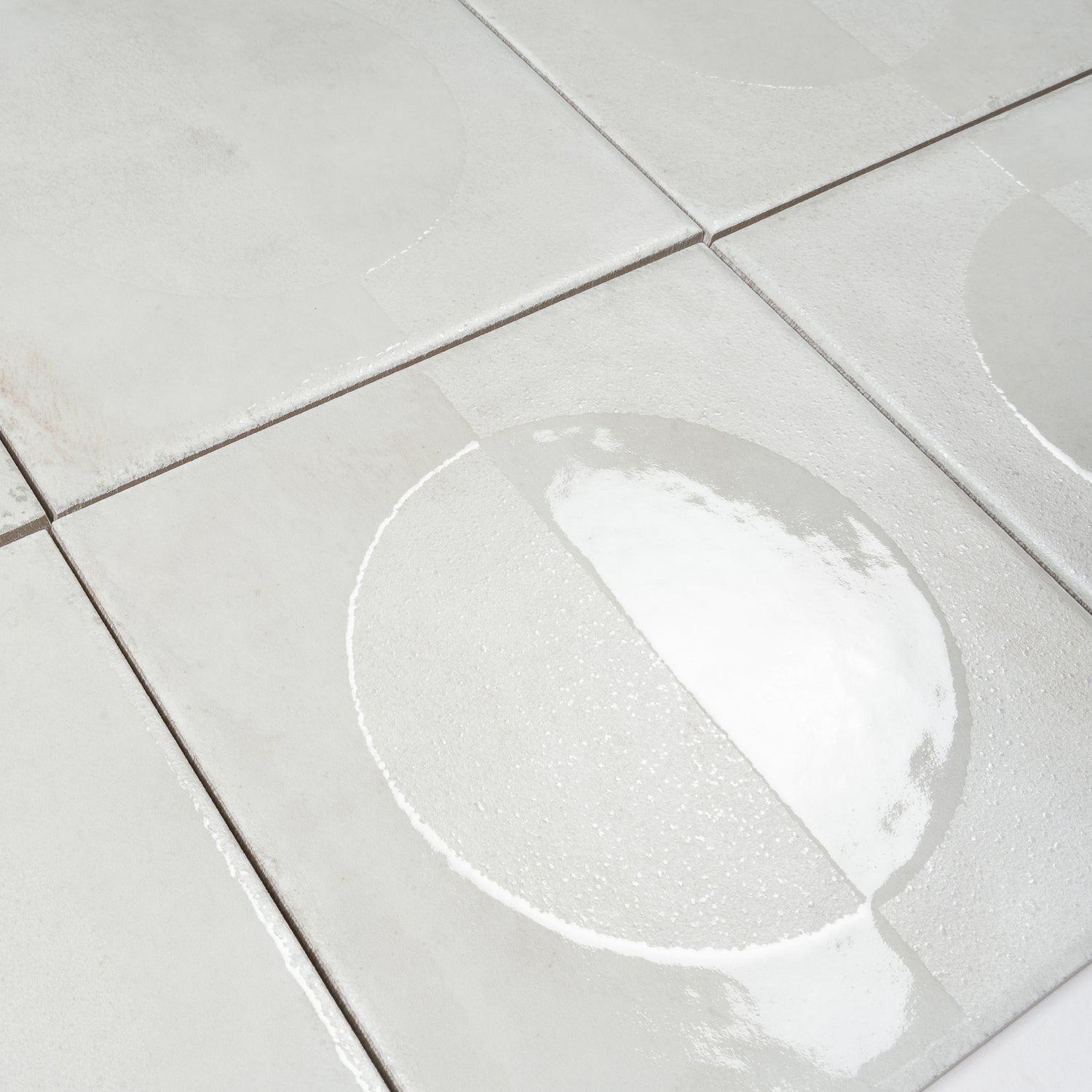 Crisp White 8x8 Matte, Glossy Square Motif Porcelain Tile (29 pack, 12.49 sq ft/case)