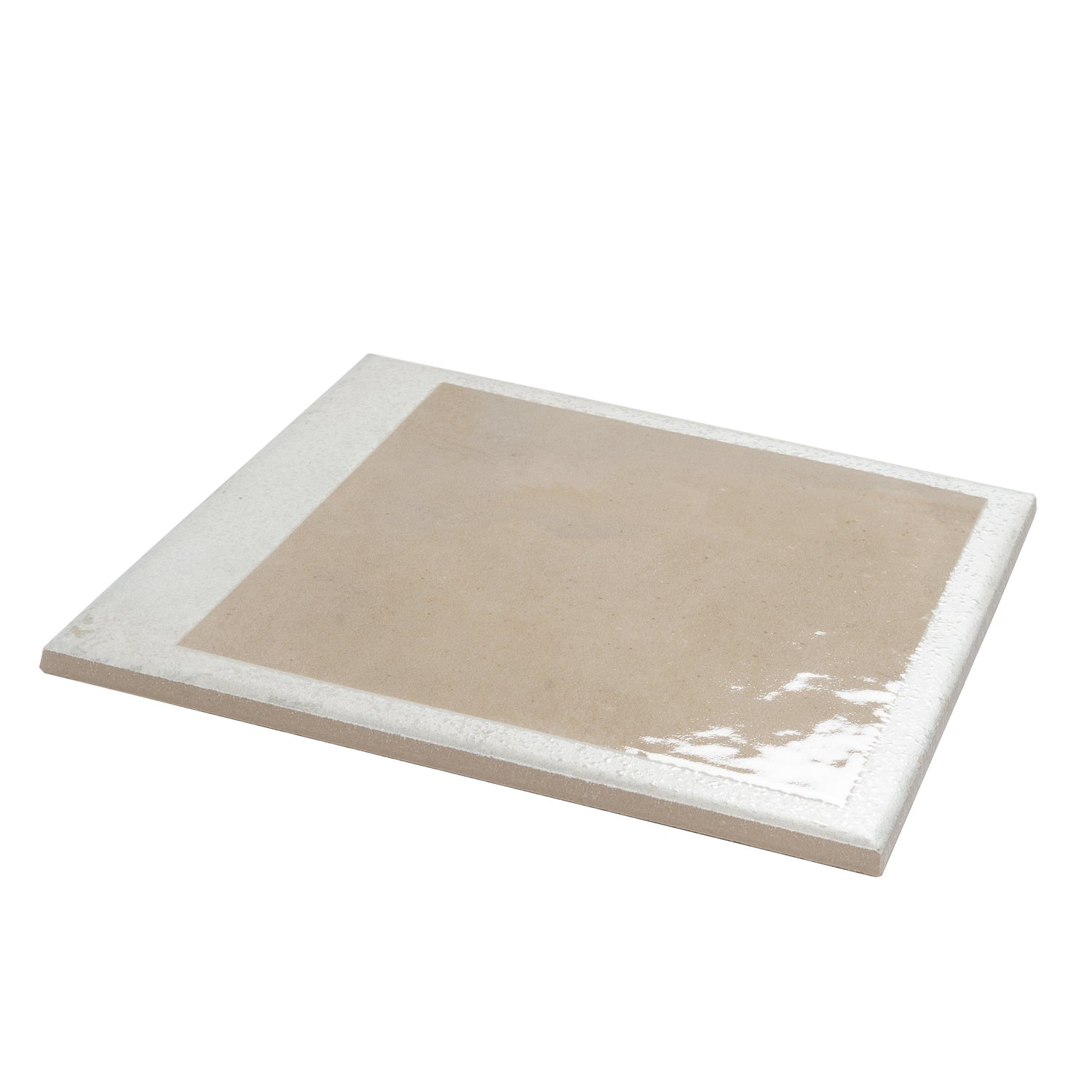 Cadence 8x8 Gray Beige Porcelain Square Motif Wall and Floor Tile (29 Pack, 12.49 sq ft/case) - Sample