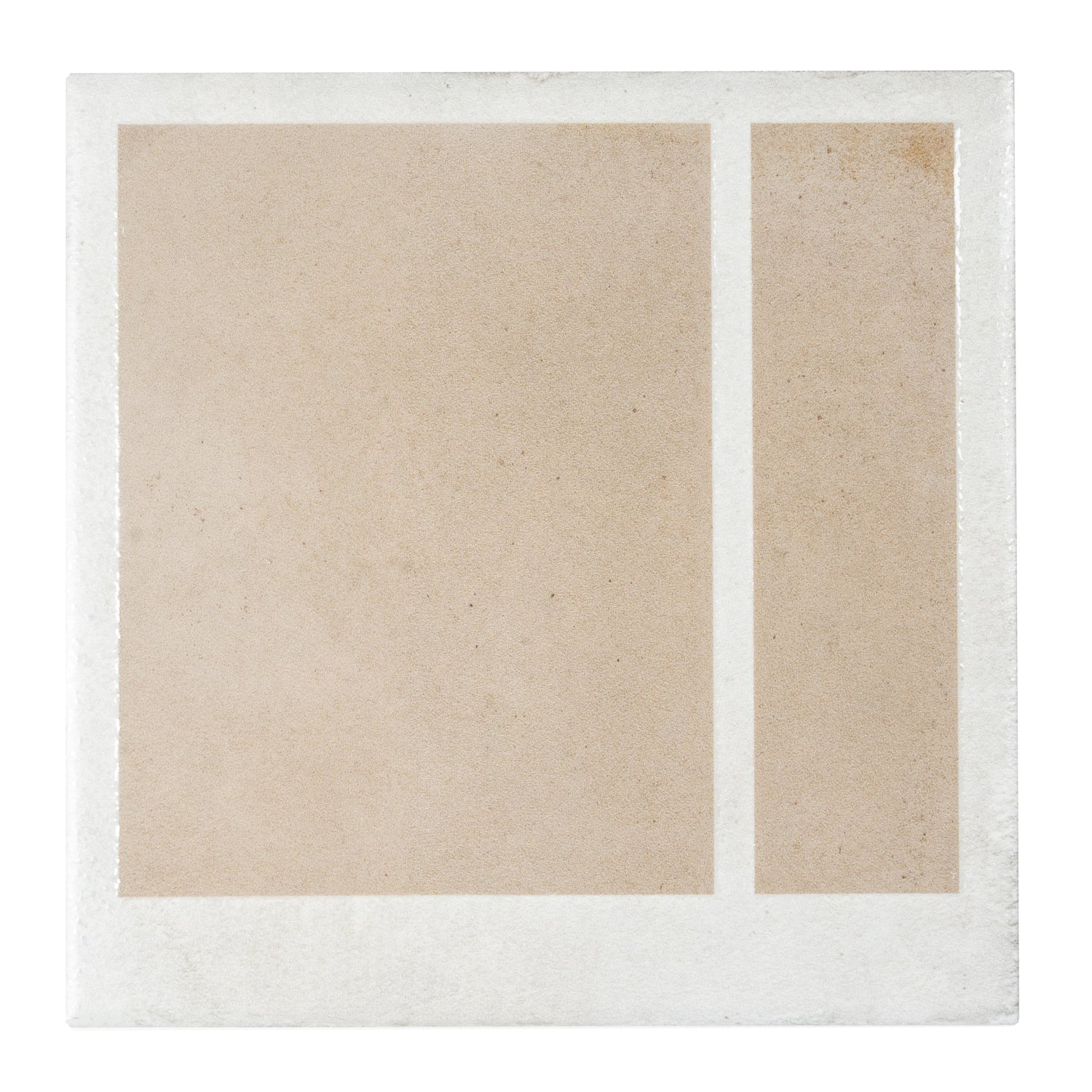 Cadence 8x8 Gray Beige Porcelain Square Motif Wall and Floor Tile (29 Pack, 12.49 sq ft/case) - Sample