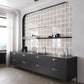 Gray Beige 8x8 Matte, Glossy Square Motif Porcelain Tile (29 pack, 12.49 sq ft/case)