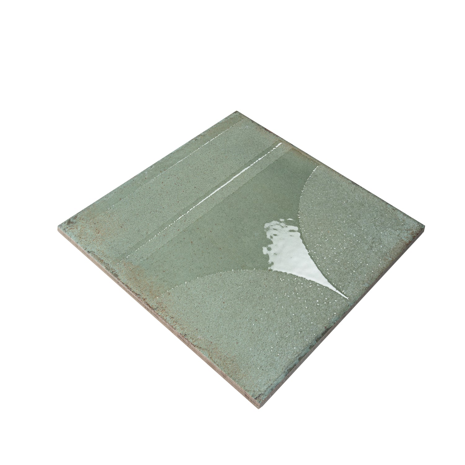 Muted Sage Green 8x8 Matte, Glossy Square Motif Porcelain Tile (29 pack, 12.49 sq ft/case)