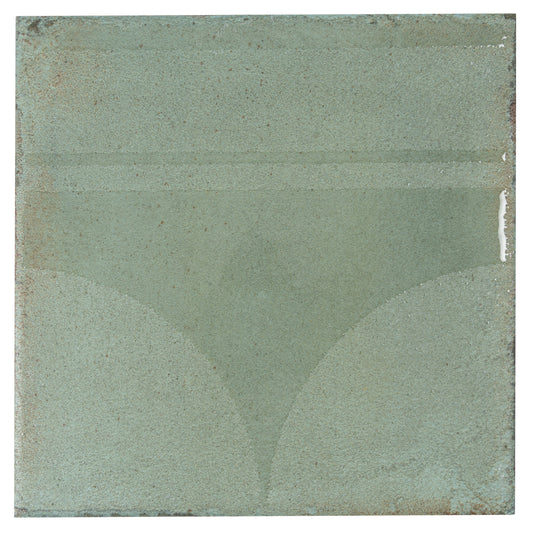 Cadence 8x8 Muted Sage Green Porcelain Square Motif Wall and Floor Tile (29 Pack, 12.49 sq ft/case) - Sample