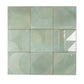 Muted Sage Green 8x8 Matte, Glossy Square Motif Porcelain Tile (29 pack, 12.49 sq ft/case)