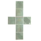 Muted Sage Green 8x8 Matte, Glossy Square Motif Porcelain Tile (29 pack, 12.49 sq ft/case)