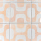 White Faded Terracotta 8x8 Matte, Glossy Square Motif Porcelain Tile (29 pack, 12.49 sq ft/case)