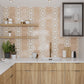 Faded Terracotta 8x8 Glossy Zellige Square Subway Porcelain Tile (29 pack, 12.49 sq ft/case)