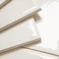 Cloud White 8x8 Glossy Zellige Square Subway Porcelain Tile (29 pack, 12.49 sq ft/case)